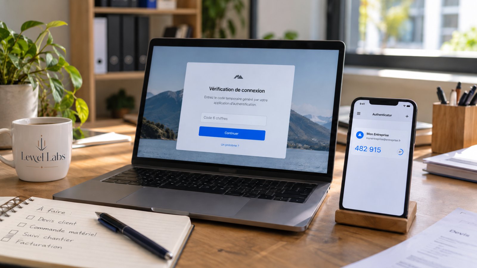 Microsoft Authenticator sur Smarphone
